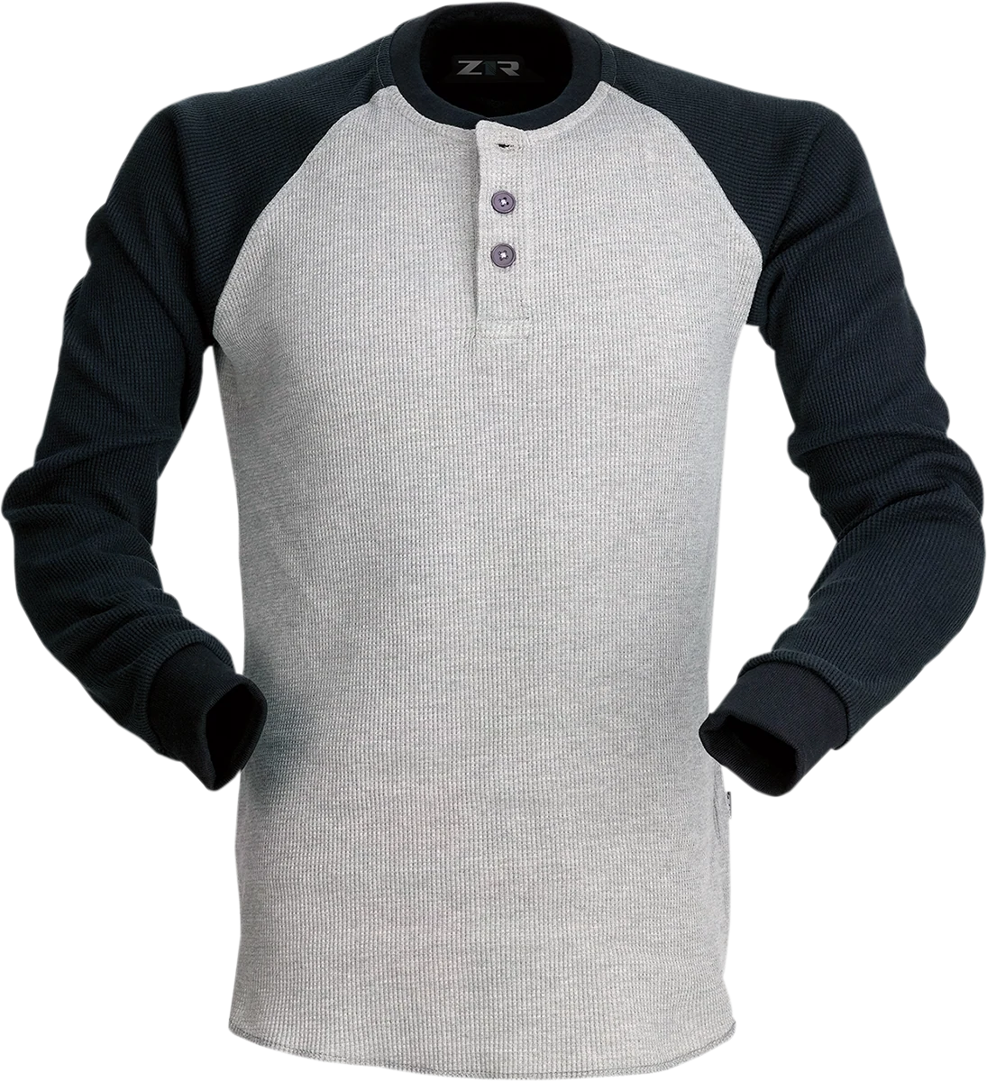 Classic Z1R Waffle Long-Sleeve Shirt – Gray – Large 2840-0151 Verified