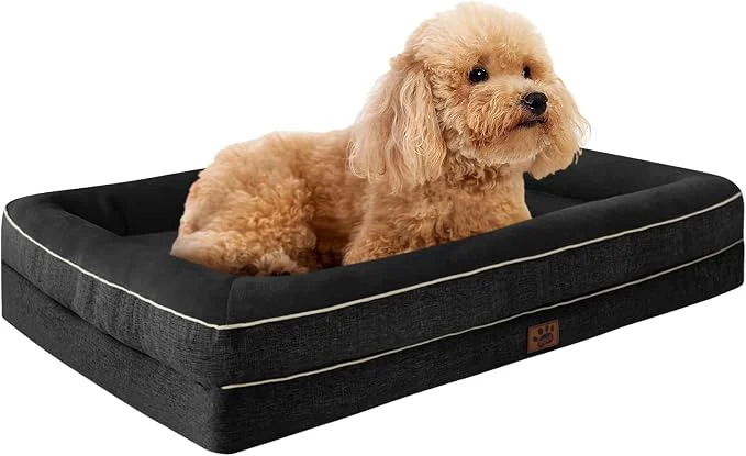 Pure Waterproof Memory Foam Dog Beds Green