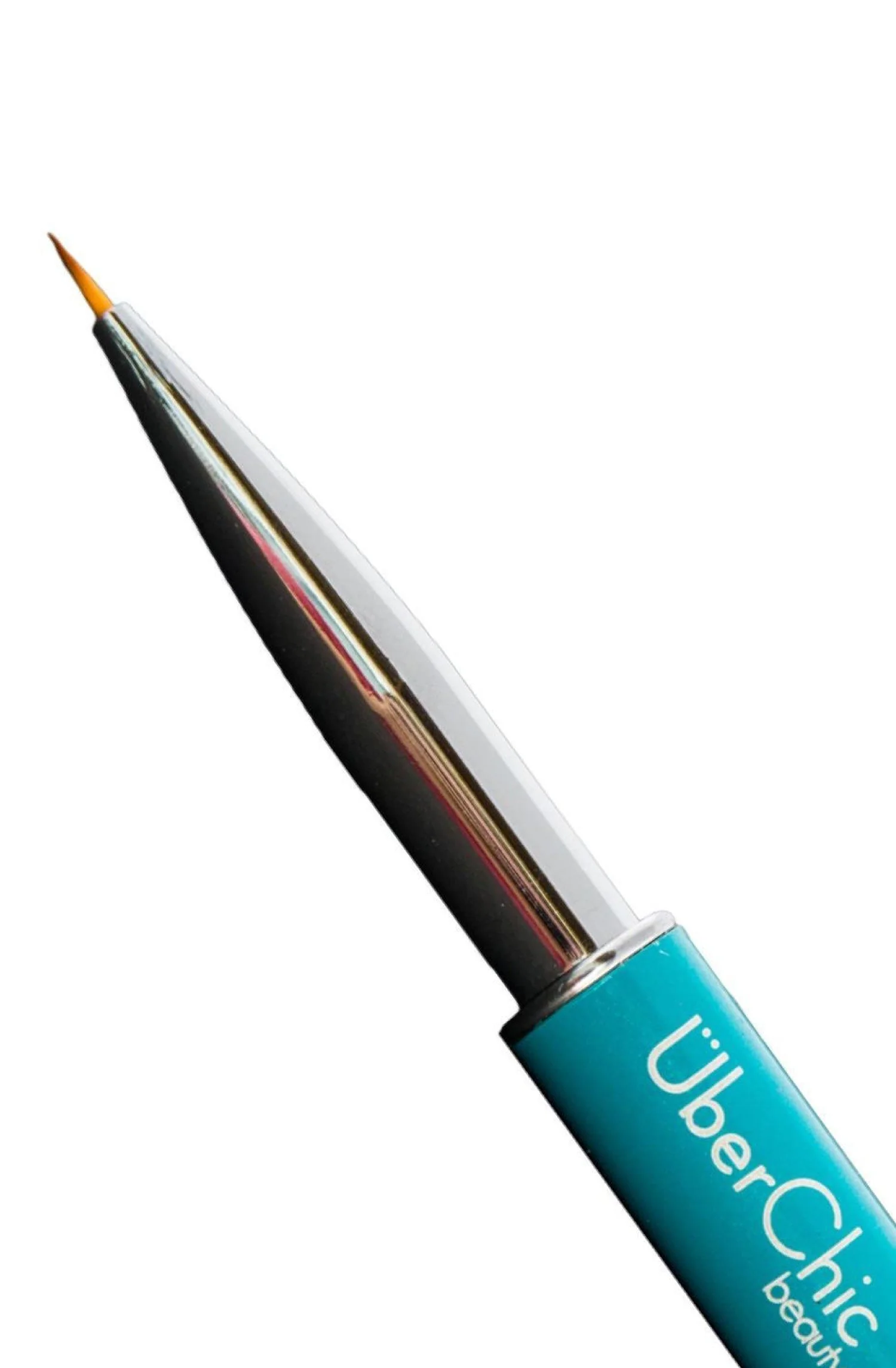 Solid Detail Nail Art Brush – Teal Convenient