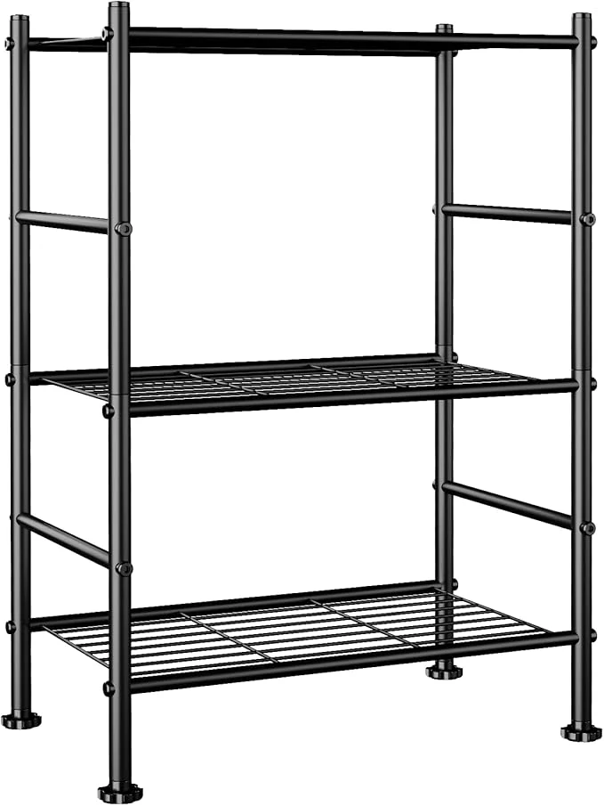 Practical Abiglifty Storage Shelves 3-Tier Metal Shelving Wire Shelving with Adjustable Leveling Feet Shelf Organizer for Bathroom Closet GarageAbout ThisOverview Luxury