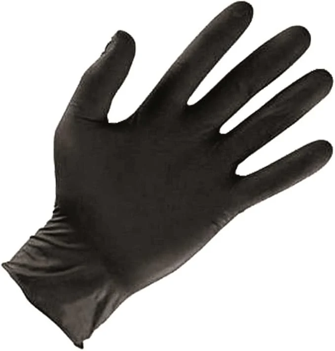Environmentally Friendly ShuBee® Black Gauntlet® Silver Edition Black Nitrile Gloves Proven