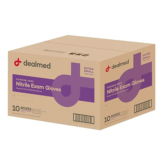 Professional med Nitrile Gloves – 2000 Count X-Small Disposable Nitrile Gloves Non-Irritating Latex Multi-Purpose Use for a First Aid Kit and MoreAbout ThisOverview Breathable