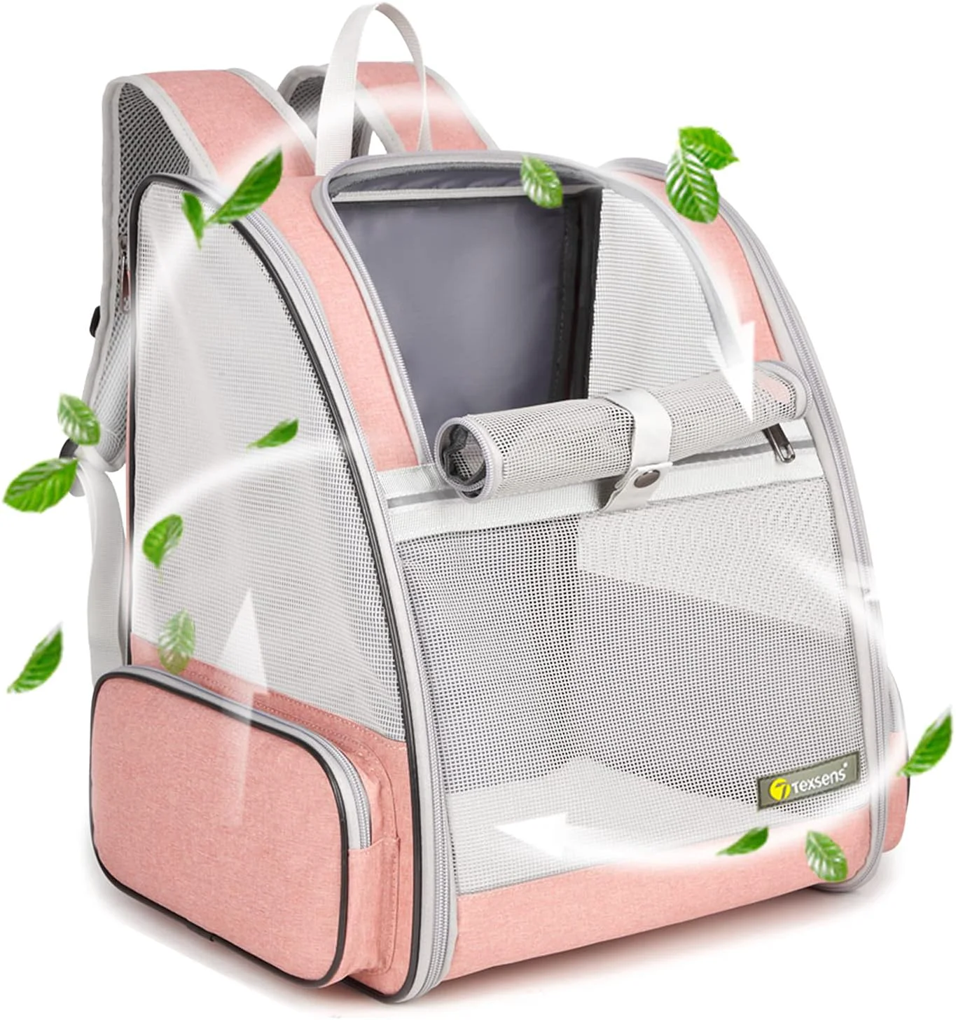 Elite Texsens Innovative Traveler Bubble Backpack Pet Carriers for Cats and Dogs User-Friendly