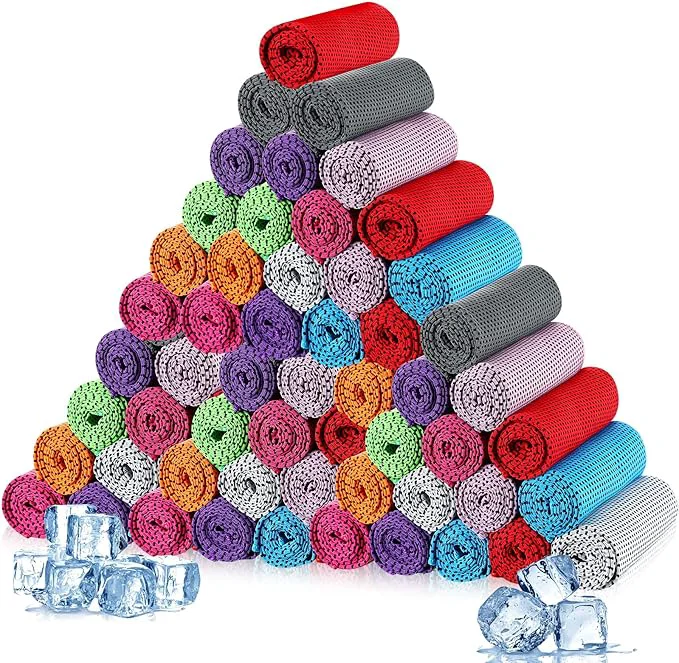 Pure Maitys 800 Pcs Cooling Towel for Neck and Face 32 x 12 Inch Microfiber Ice Towel for Hot Weather Chilly Breathable Sport Rags for Athletes Gym Yoga Running Camping WorkoutAbout ThisOverview High-Quality