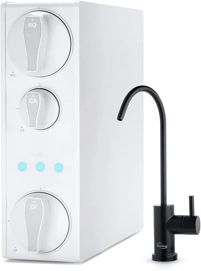 Breathable iSpring RO500AK-ORB Reverse Osmosis Water Filter NSF 58 500 GPD Tankless Under Sink RO System Natural pH Alkaline Remineralization 2 1 Pure to Drain Ratio Oil Rubbed Black FaucetAbout ThisOverview Selected