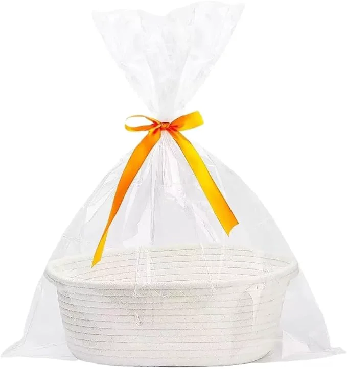 Next-Generation CREVENT Storage Basket for Baby Stuffs Gift Baskets for Birthday Baby Shower including a Gift bag with RibbonAbout ThisOverview Expertly Made