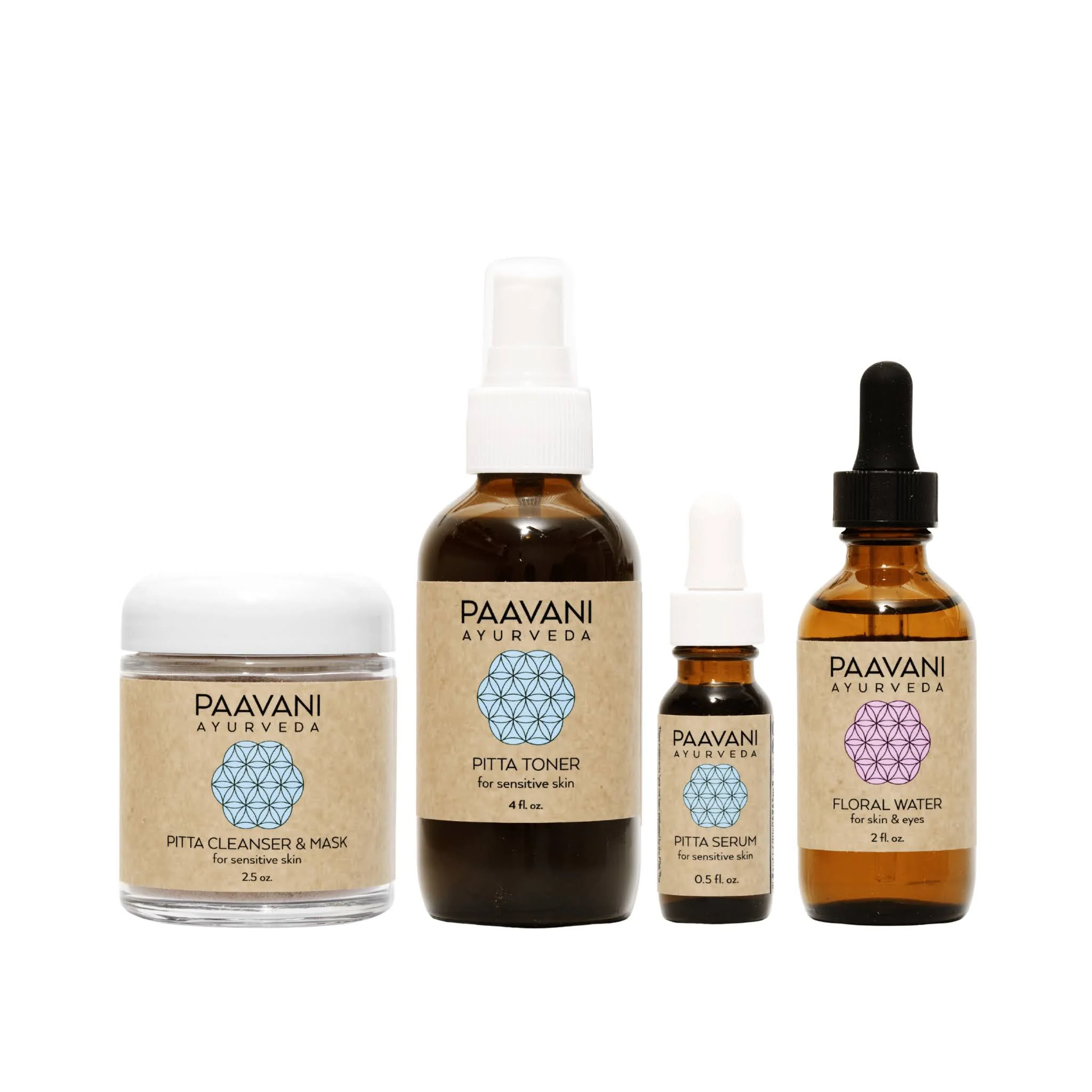 World-Class Pitta Skincare Ritual Ayurvedic Set for Sensitive Reactive Skin Excellent