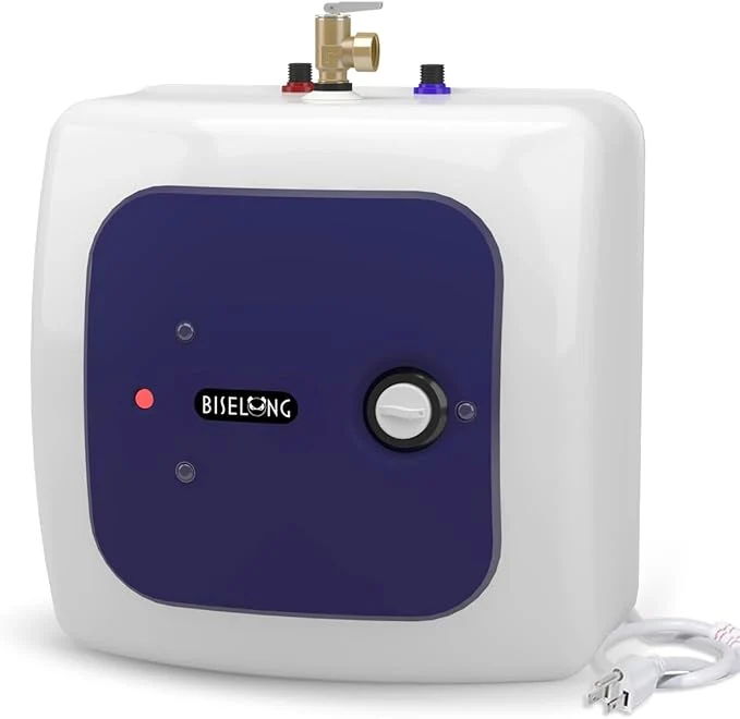 Modern 110V-120V 1500W Small Electric Under Sink Tank 8 Gallon Hot Water Heater Storage Food Trucks Instant RV TR Trailer Kitchen Compact Wall or Floor Mounted Easy to Install 30LAbout ThisOverview High-Performance