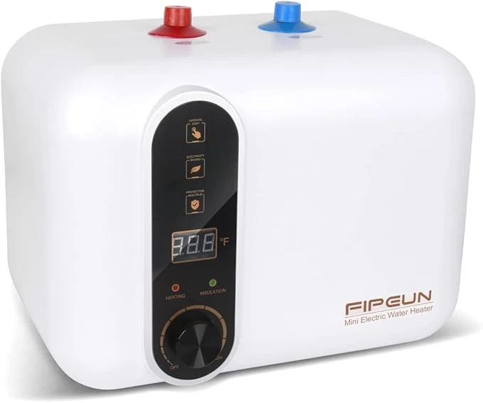 High-Quality Electric Hot Water Heater 110 120V Small Compact Tank Rv Tr 2.5-3.0 Gallon Trailer 1440-1500W Kitchen Instant Under Sink Counter Cupboard Food Truck 2 PCs 16 Long 1 2 FIP Stainless Steel Hose 11LAbout ThisOverview Quality