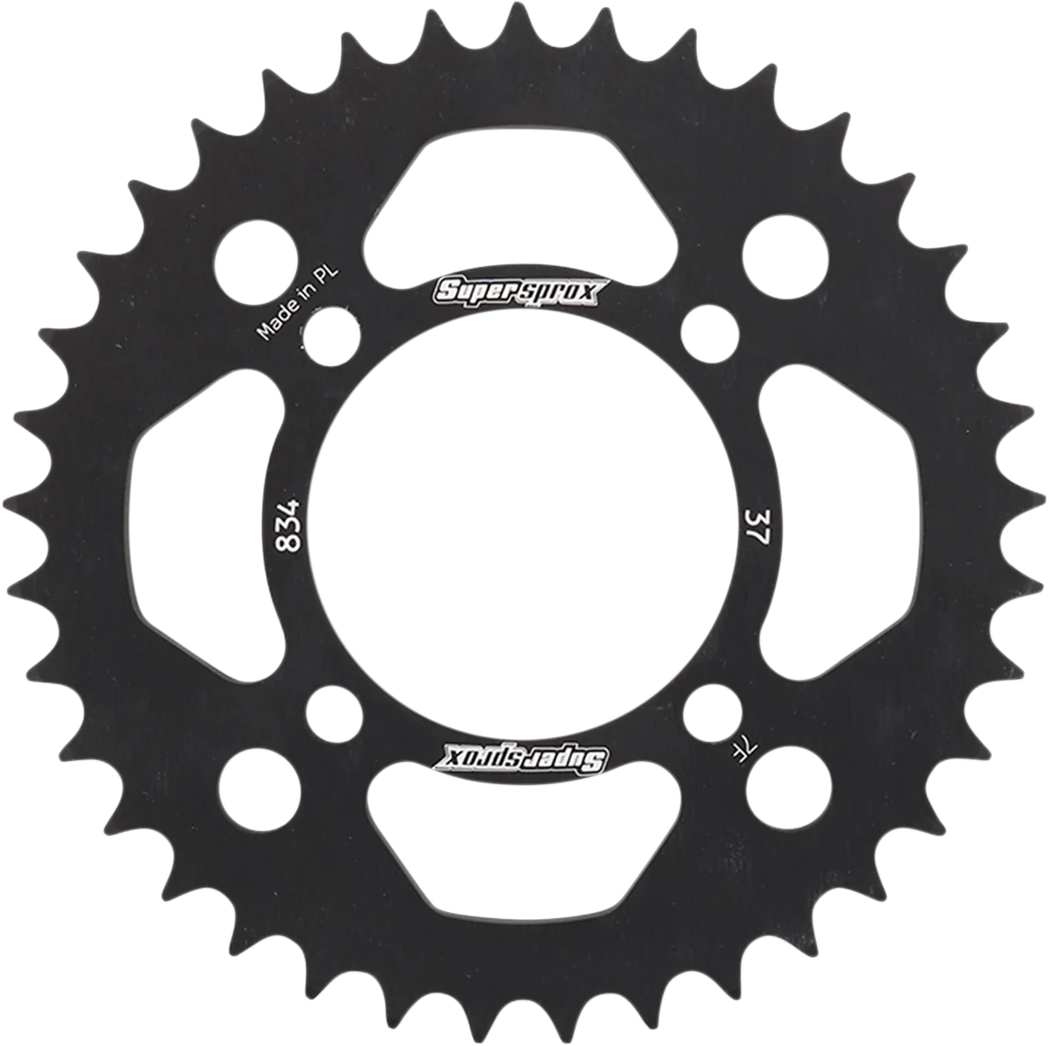 Durable SUPERSPROX Rear Sprocket – Black – Yamaha – 37 Tooth RAL-834-37-BLK World-Class