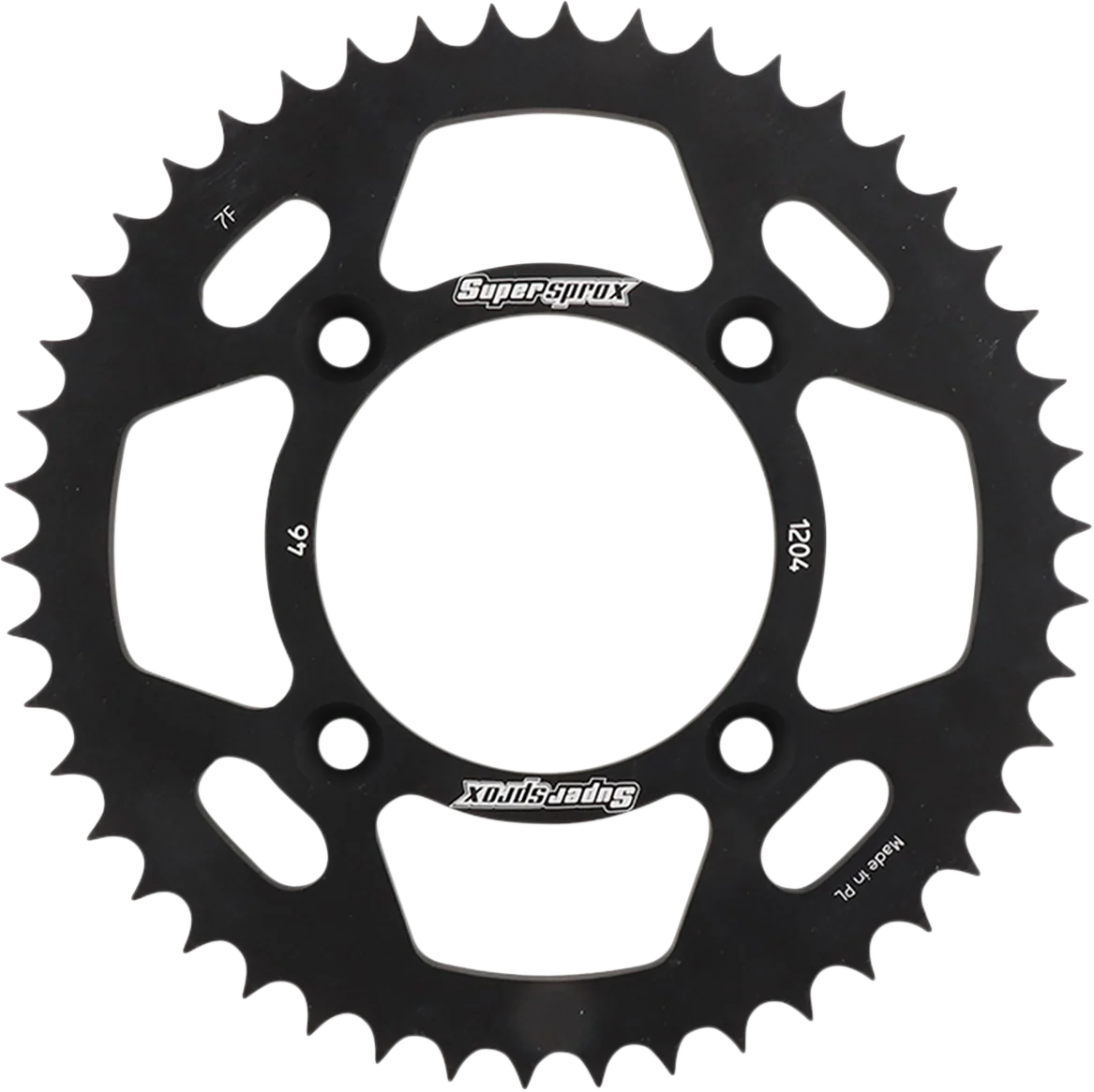 Reusable SUPERSPROX Rear Sprocket – Black – Honda – 46 Tooth RAL-1204-46-BLK Stylish