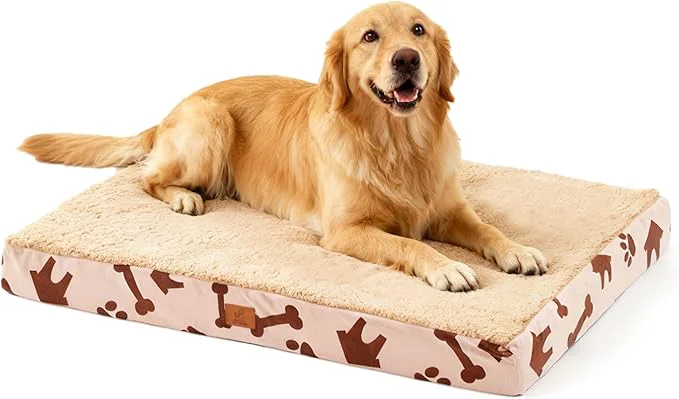 Casual Waterproof Orthopedic Dog Bed for Extra Large Dogs 41x27x4 Inch Luxury