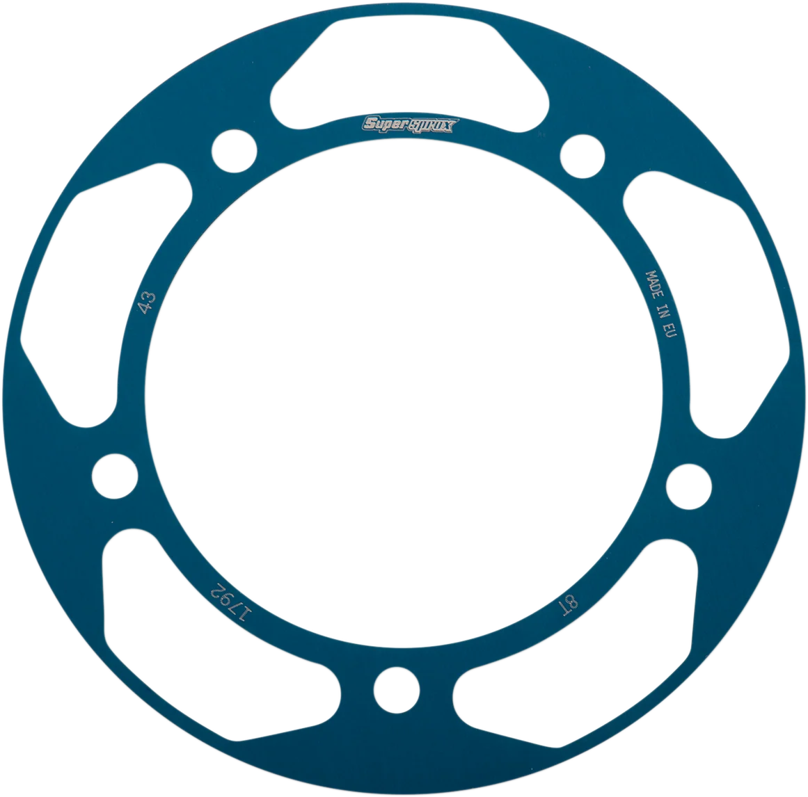 High-Performance SUPERSPROX Edge Rear Sprocket Insert – Blue – 43 Tooth RACD-1792-43-BLU Excellent