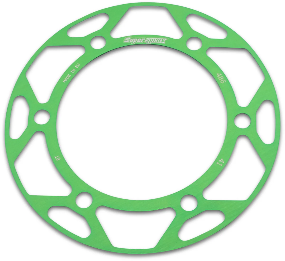 SUPERSPROX Edge Rear Sprocket Insert – Green – 41 Tooth RACD-486-41-GRN Powerful