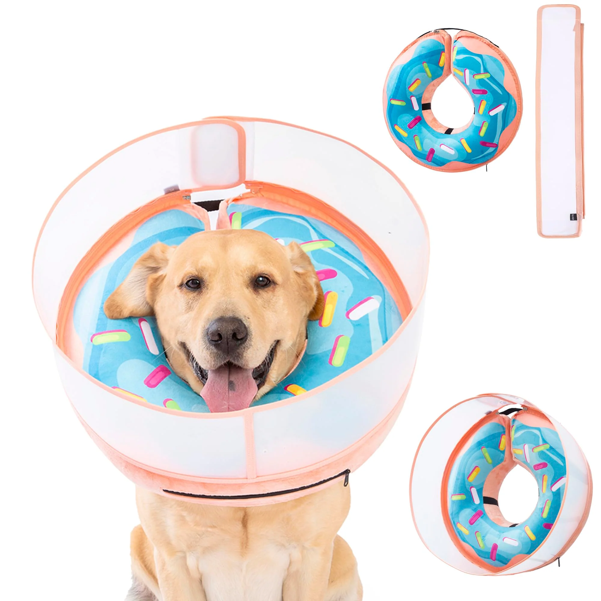 Modern Mariyago Inflatable Donut Collar Blue X-Large Enhanced Anti-Licking Recovery Collar Proven