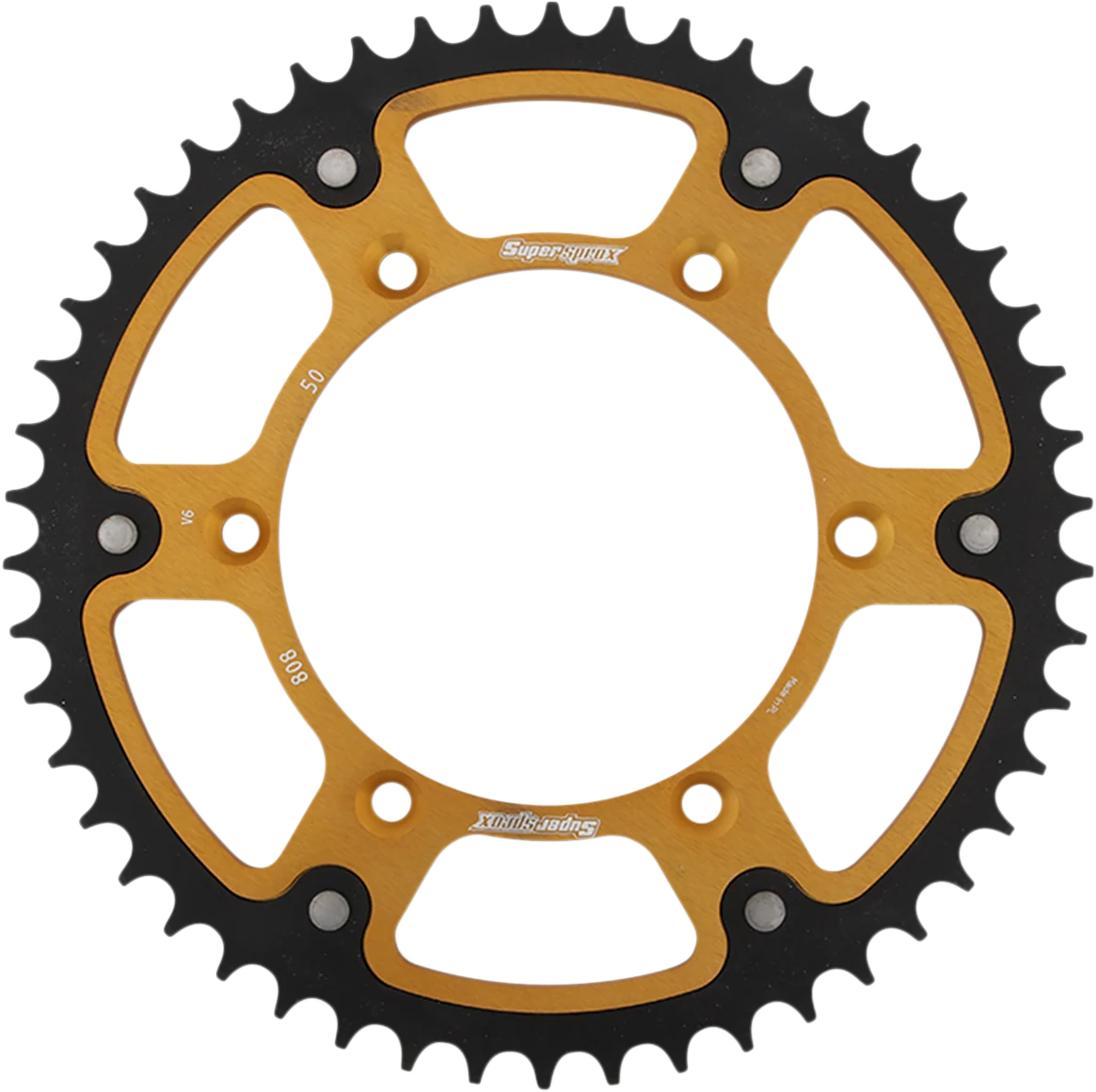 Convenient SUPERSPROX Stealth Rear Sprocket – 50 Tooth – Gold – Kawasaki Suzuki RST-808-50-GLD Official