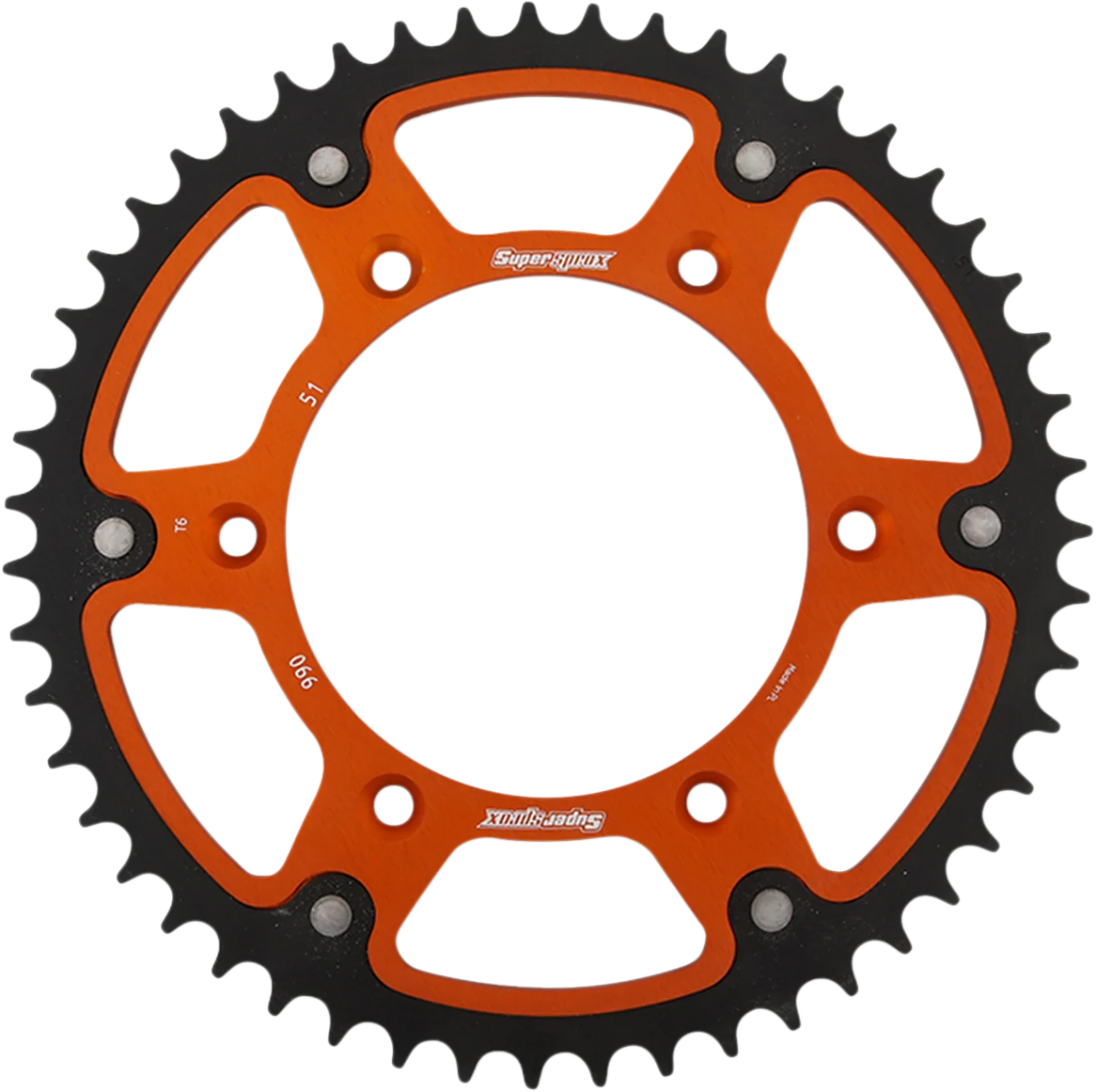 Consistent SUPERSPROX Stealth Rear Sprocket – 51 Tooth – Orange – Husaberg Husqvarna KTM RST-990-51-ORG Efficient