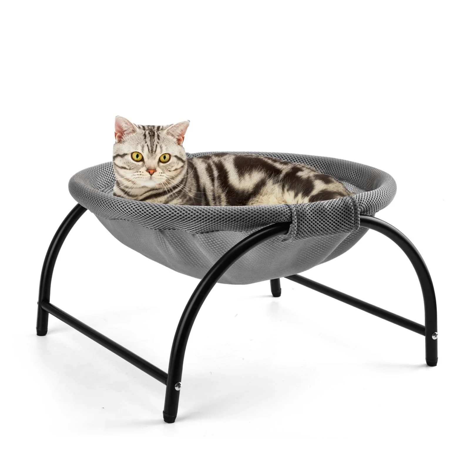 Original LIFLIX Raised Cat Hammock Bed – Standing Cat Cot Washable Mesh 17.1 x 17 x 9.5 in Premium