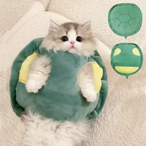 Artisan Selena Cute Turtle Shell Cat Dog Costume Vest – Kawaii Pet Apparel Large Casual