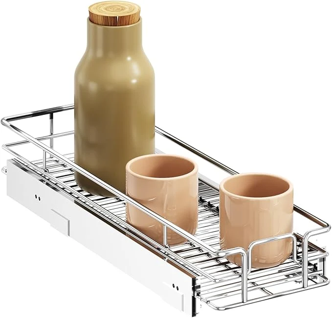 Environmentally Friendly LOVMOR Pull Out Cabinet Organizer and Storage 7½ W x 21½ D Slide Out Shelves for Kitchen CabinetsAbout ThisOverview Durable