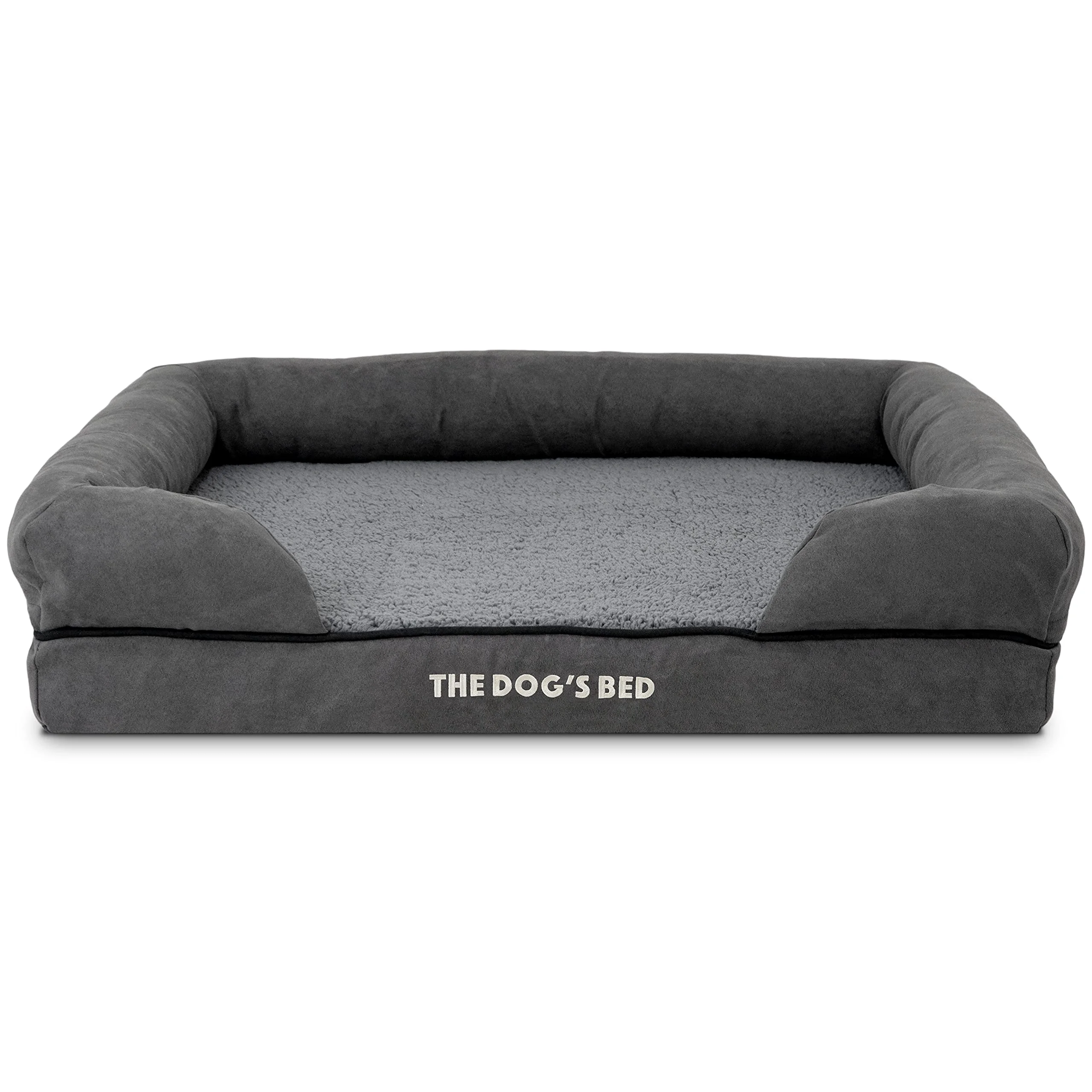 Durable The Dog’s Bed Outer Cover ONLY Medium Grey Plush – The Dog’s Balls Healthy