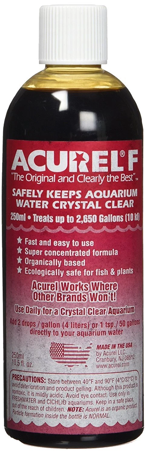 High-Grade Loving Pets Acurel F250 Water Clarifier for Aquariums Treats 2 650 Gallons Flexible