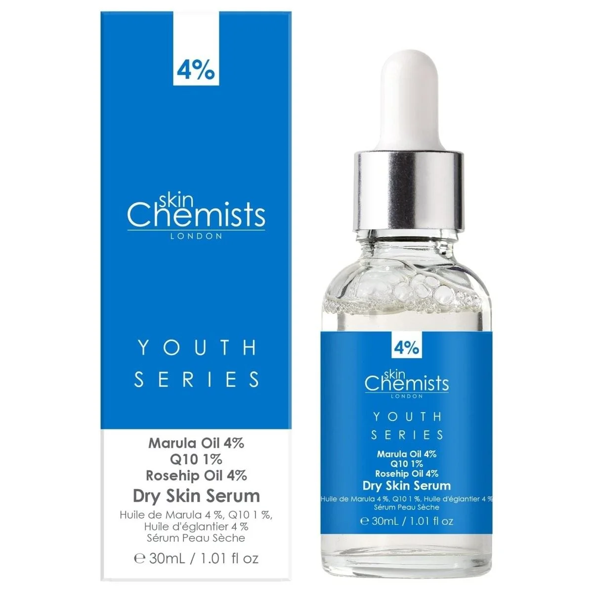 Certified Dry Skin Serum Marulua Oil 4 Q10 1 Rosehip Oil 4 30ml Elegant