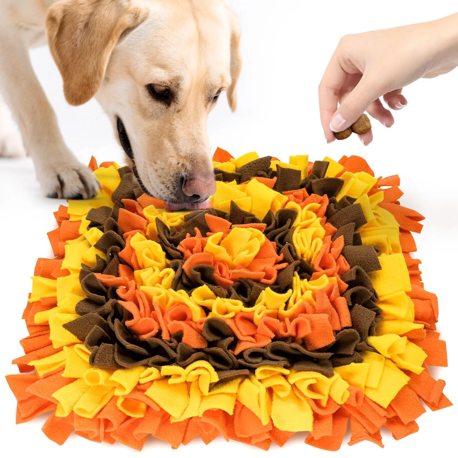 Recyclable LIVEKEY Pet Snuffle Mat for Dogs Nosework Foraging Slow-Feeder Consistent