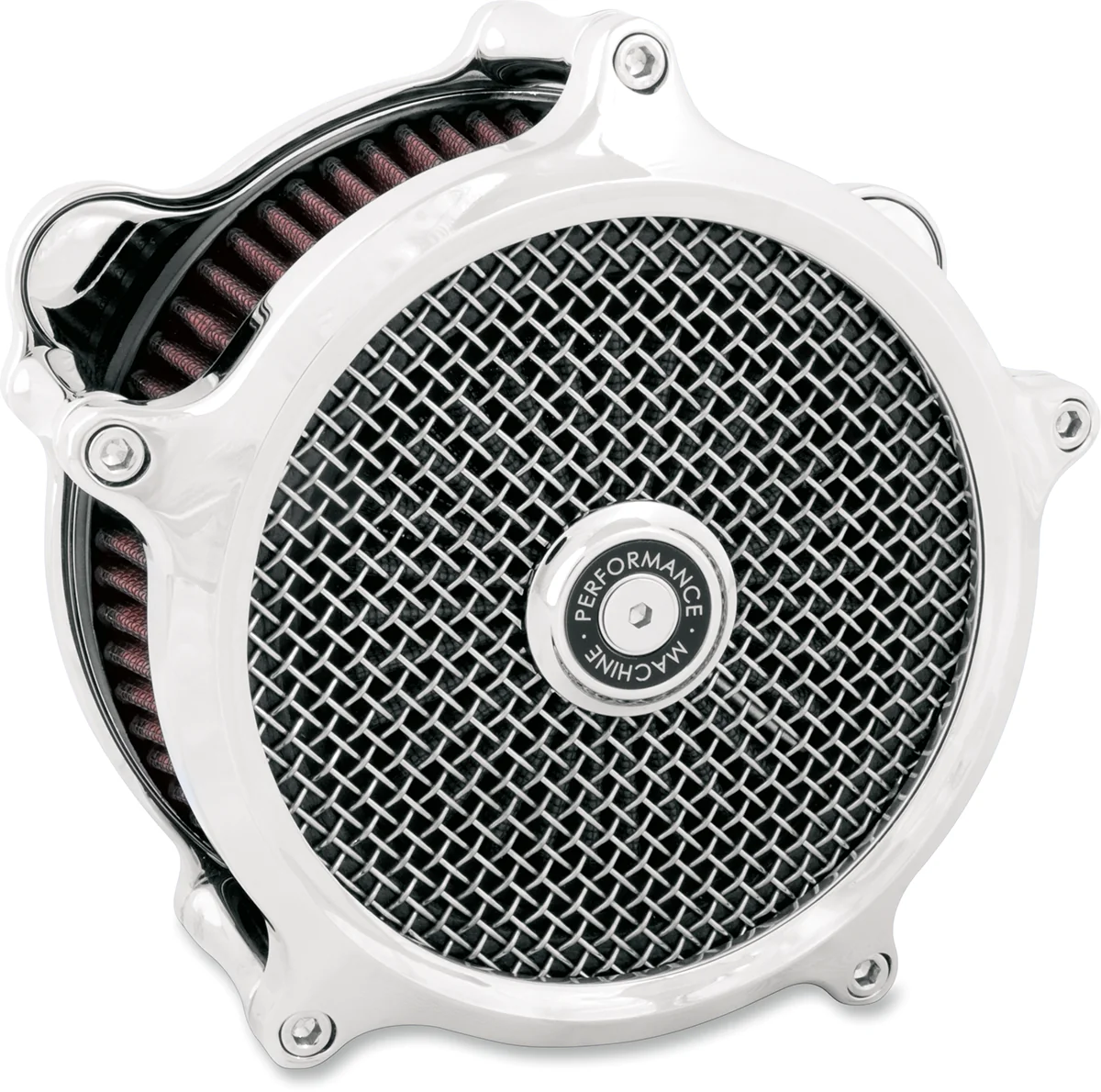 Original PERFORMANCE MACHINE PM Super Gas Air Cleaner Kit – Chrome 0206-2149-CH Environmentally Friendly