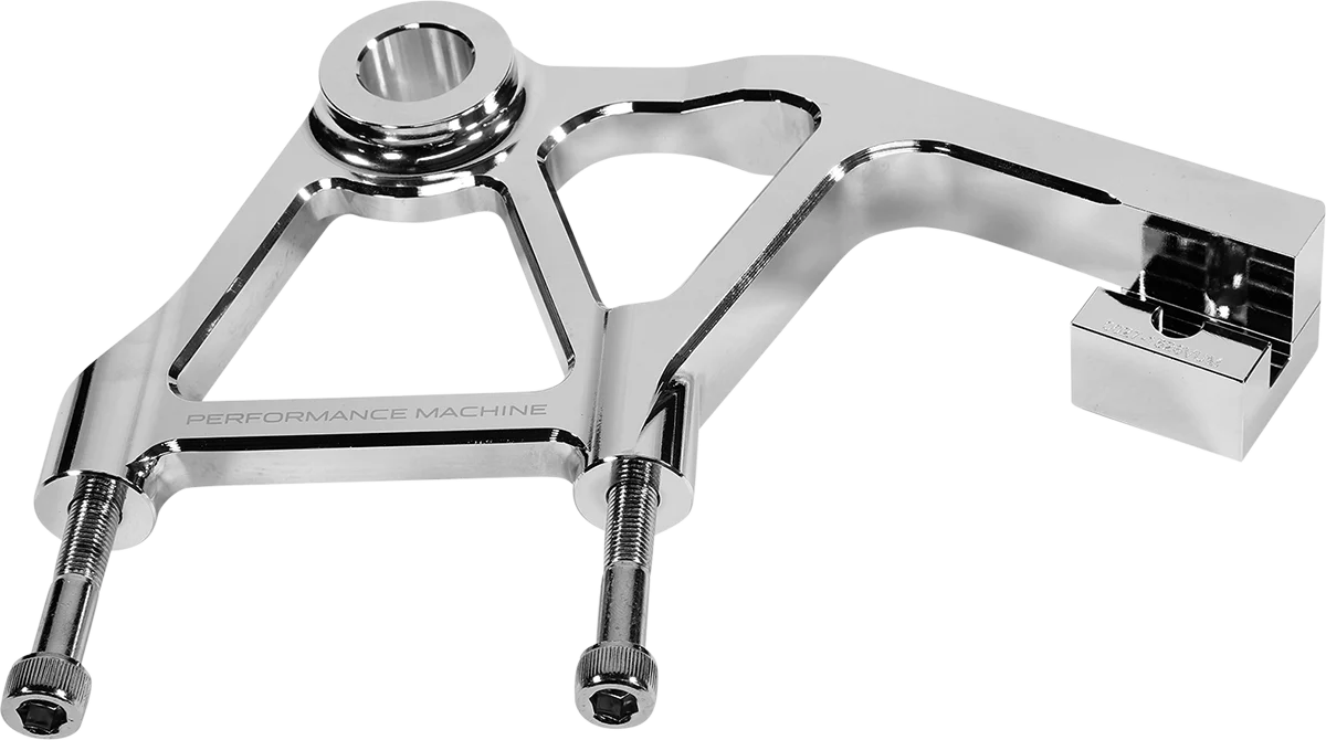 Premium Material PERFORMANCE MACHINE PM Rear Radial Mount Caliper Bracket – Chrome 00231828AGNMACH Clean