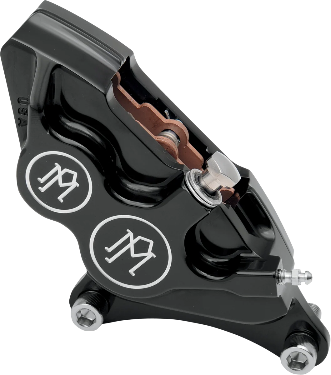 Soft PERFORMANCE MACHINE PM 4-Piston Caliper – Front Left – Contrast Cut – 11.5 0053-2915-BM Exceptional