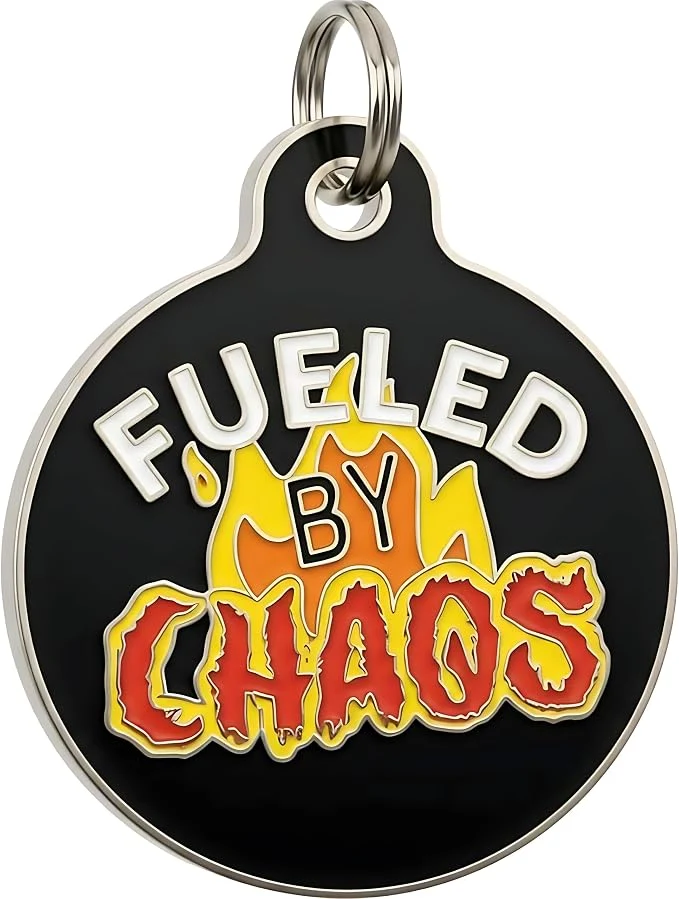 Selected Bad Tags Personalized Dog and Cat ID Tags in 25 Designs and 2 Sizes Premium