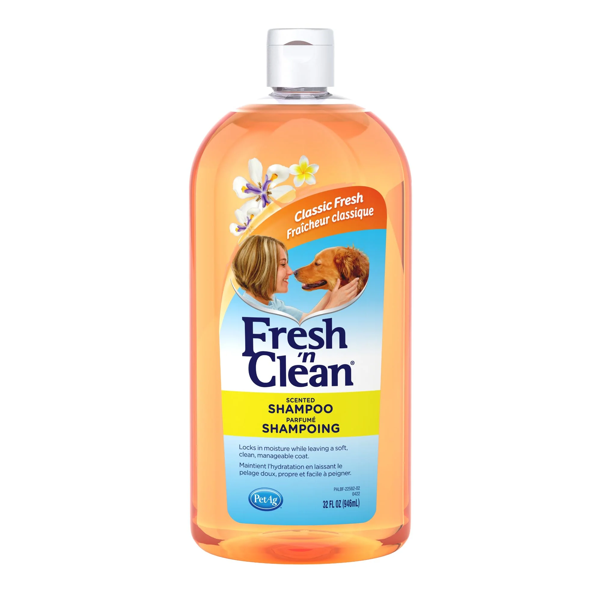 Efficient PetAg Fresh n Clean Scented Shampoo – Classic Fresh 32 oz – Moisturizes Strengthens Coats Secure