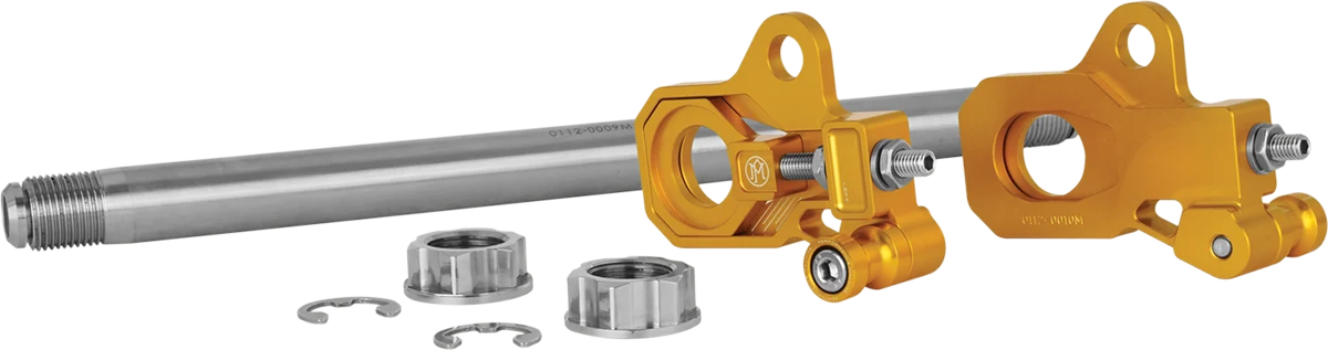 Original PERFORMANCE MACHINE PM Axle Adjuster Kit – Gold – Rear 0117-0028M-G Luxury