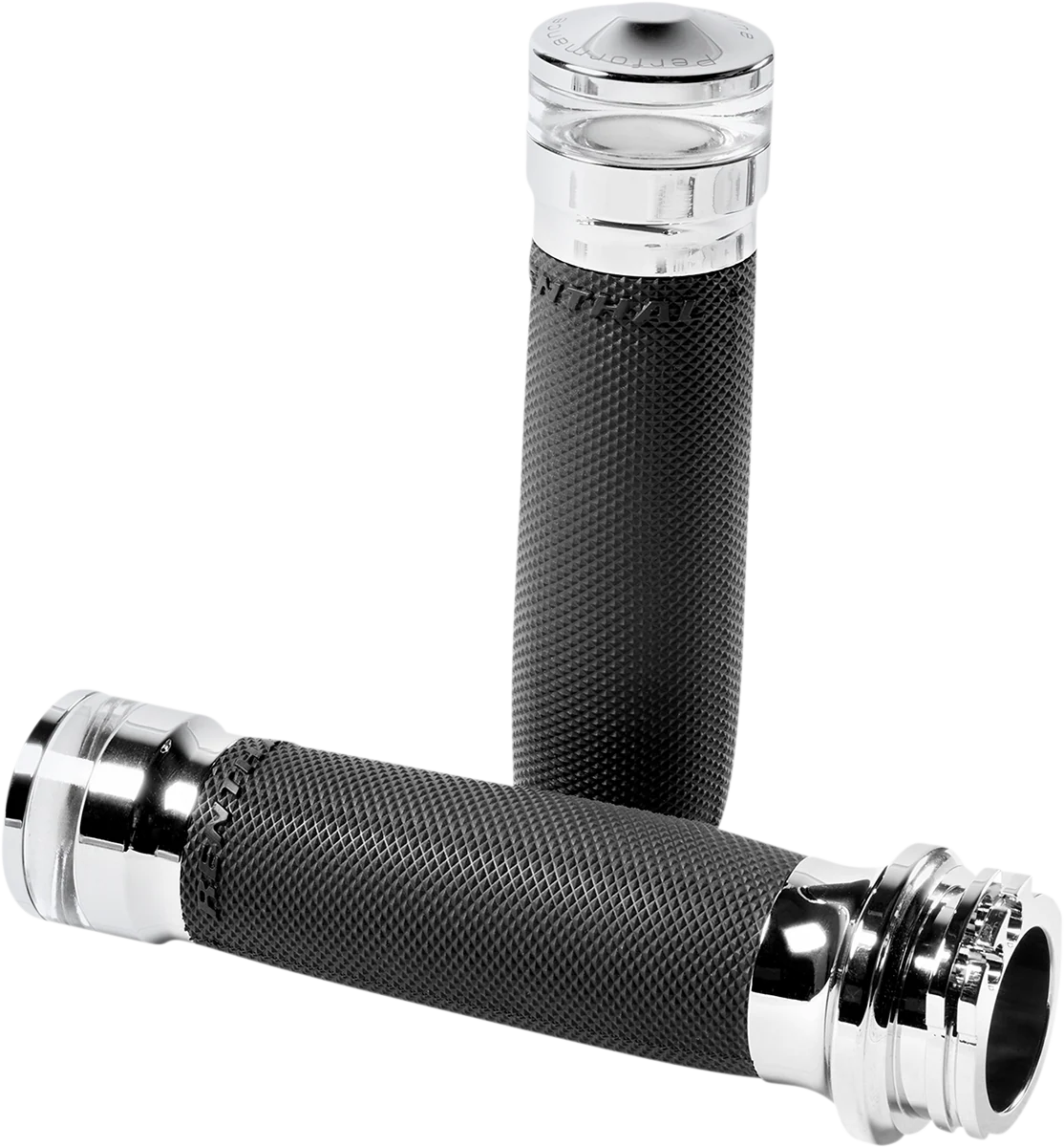 Soft PERFORMANCE MACHINE PM Grips Contour – LED – Cable – Chrome 0063-2101M-CH Reusable
