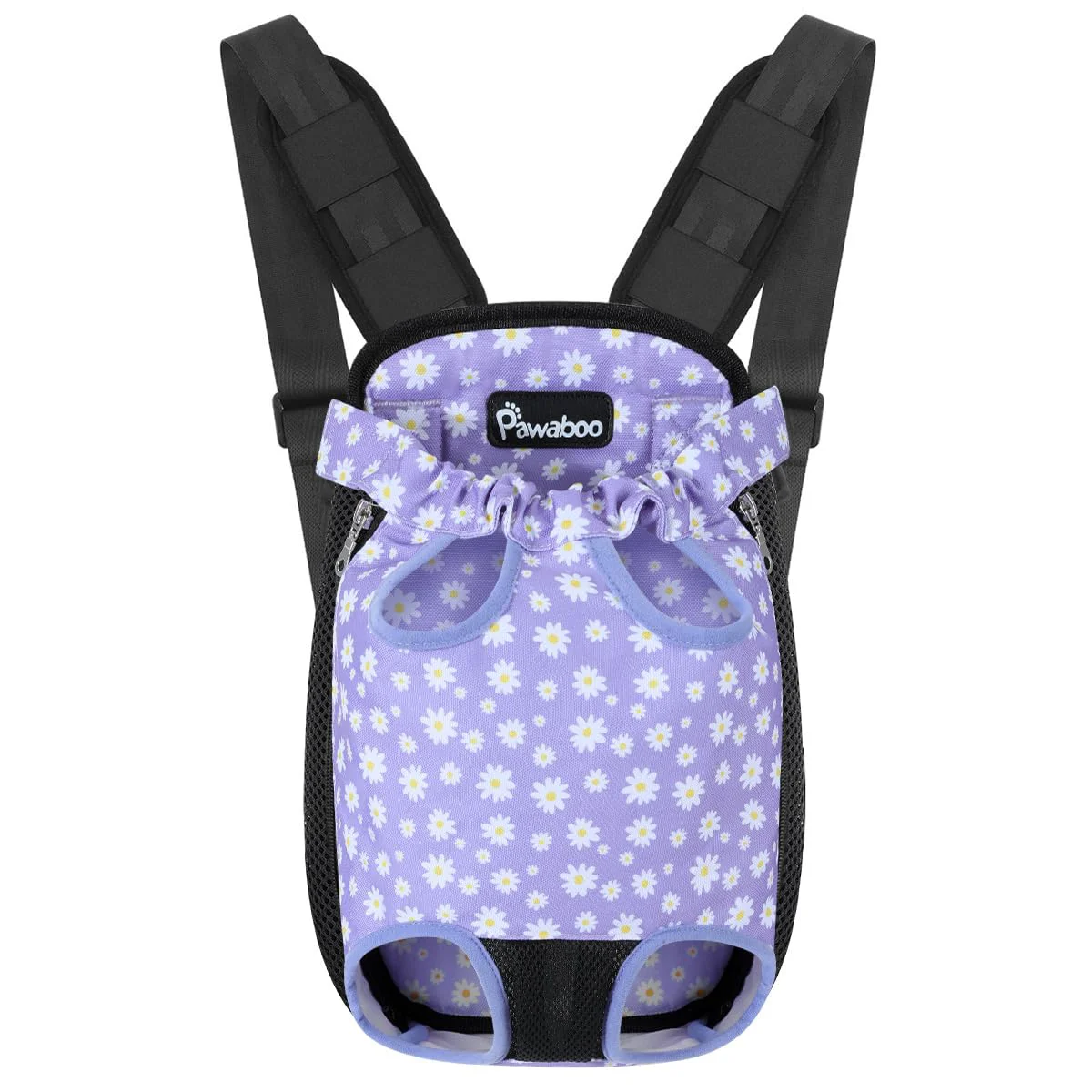 Environmentally Friendly Pawaboo Pet Carrier Backpack – Legs-Out Front Back Carry for Small Dogs Cats Flexible