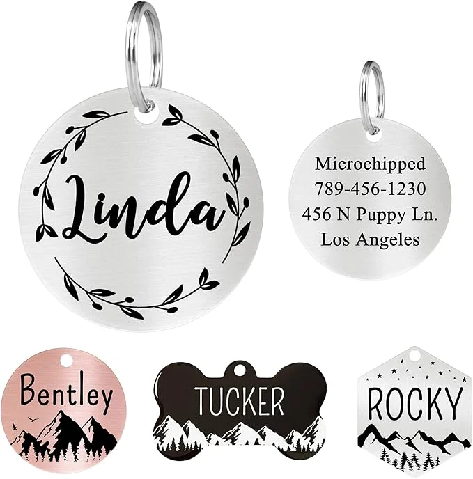Professional Ultra Joys Stainless Steel Pet ID Tags Innovative
