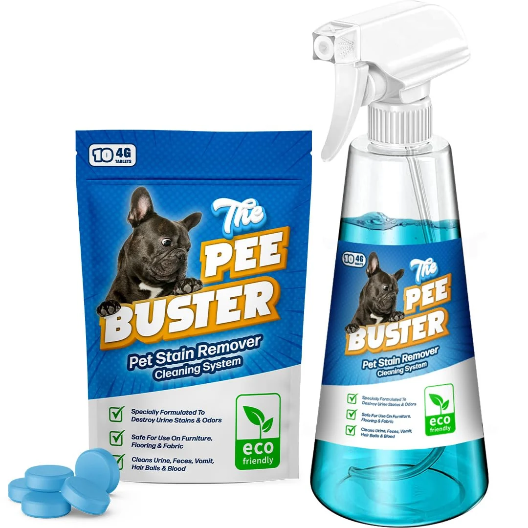 Original Pee Buster Pet Stain Remover – Safe Cleaning Spray 5 Tablets Generic Responsible