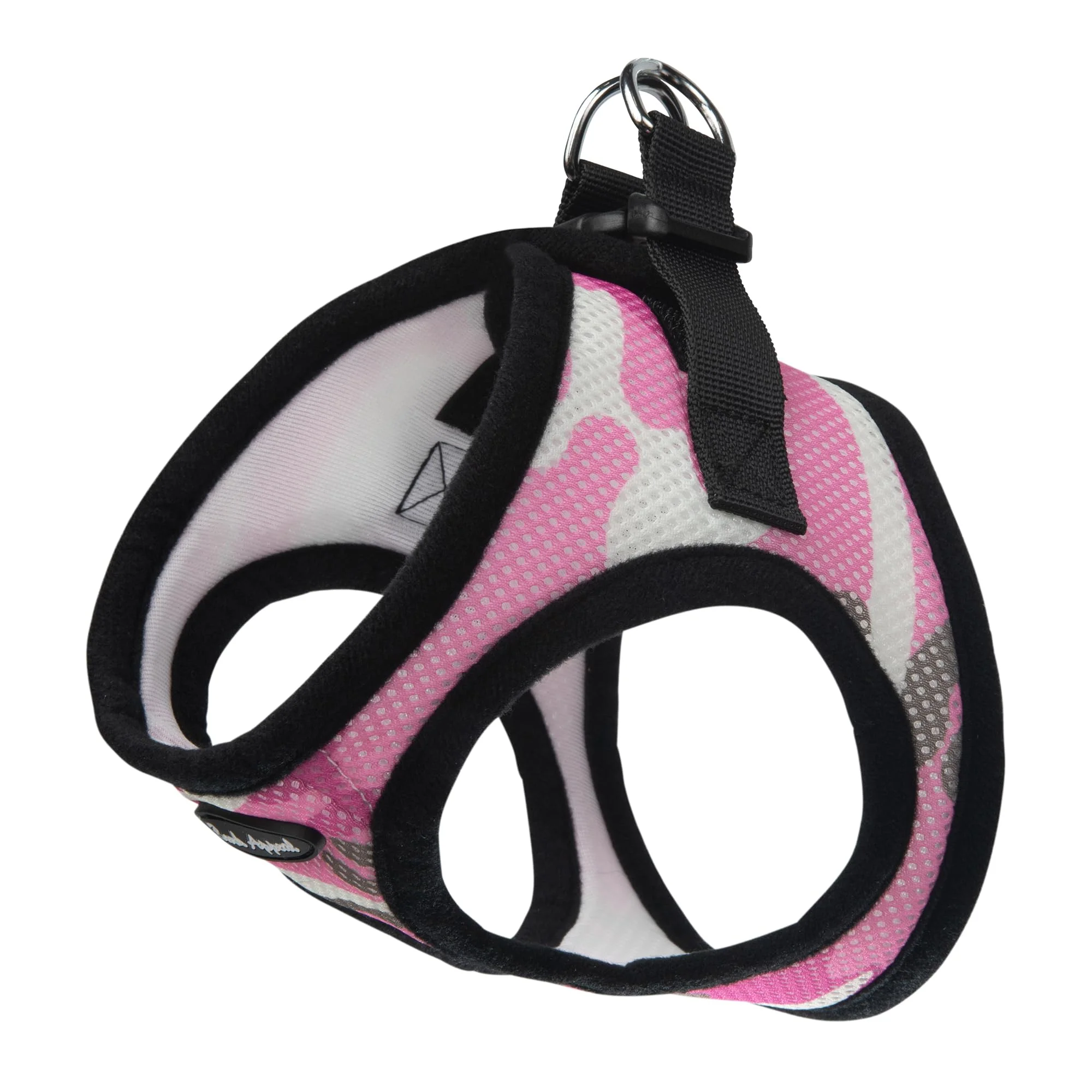 Unique Bark Appeal Pink Camo Step-in Harness XXS for Small-Medium Dogs Anti-Choke Adjustable Vest Harness Verified