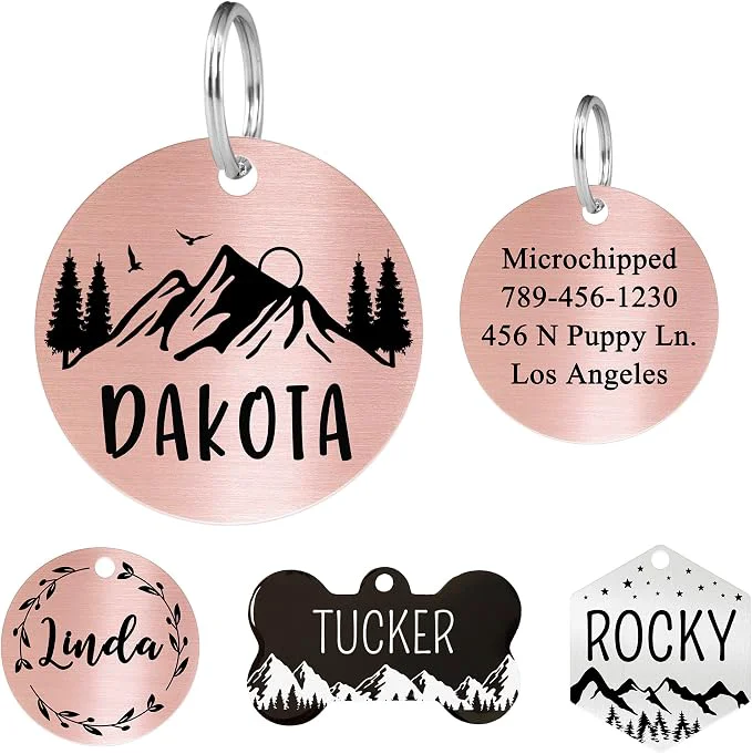 Exceptional Ultra Joys Stainless Steel Pet ID Tag Versatile