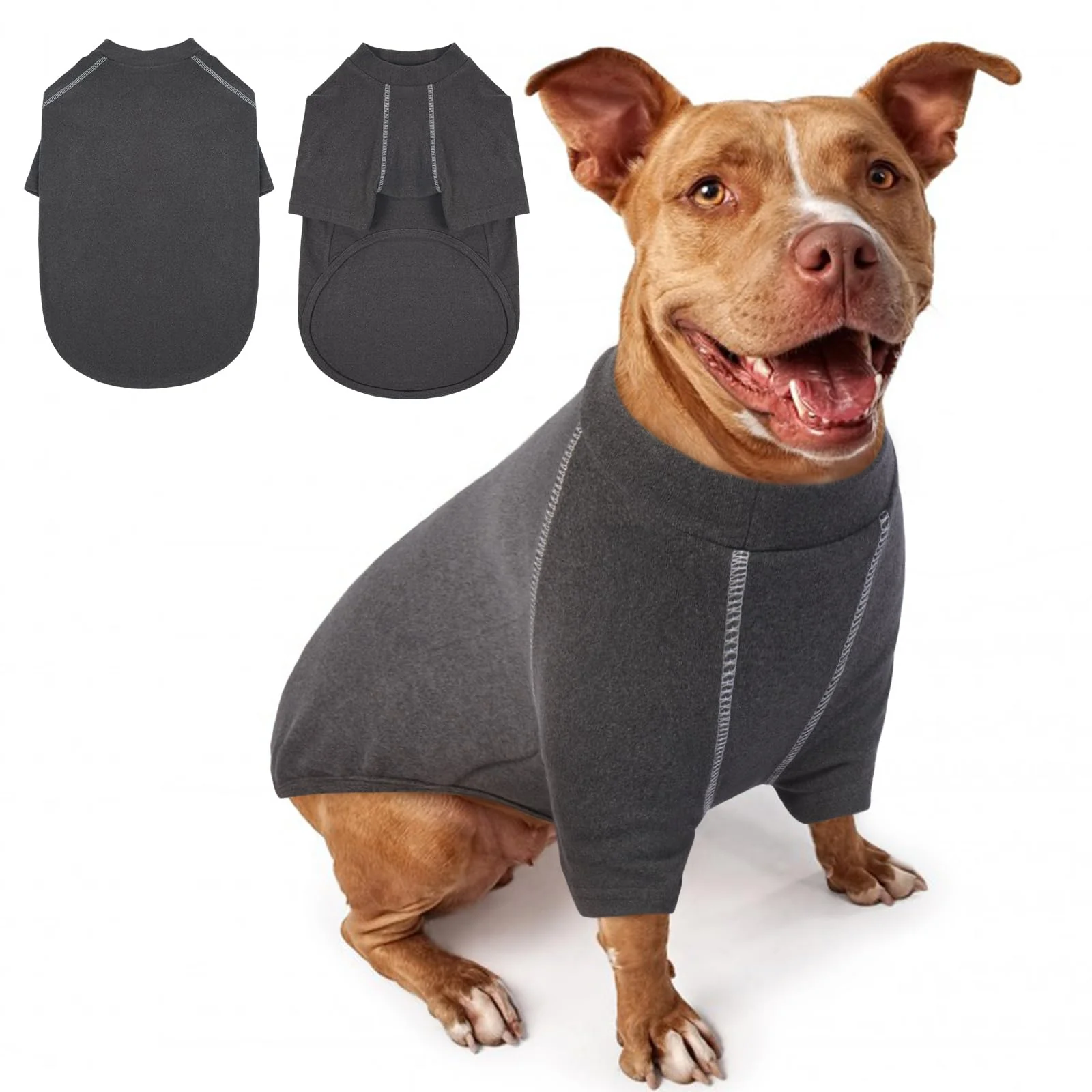 Detailed IECOii XXL Fleece Sweater for Large Dogs – Warm Lightweight Winter Coat High-End