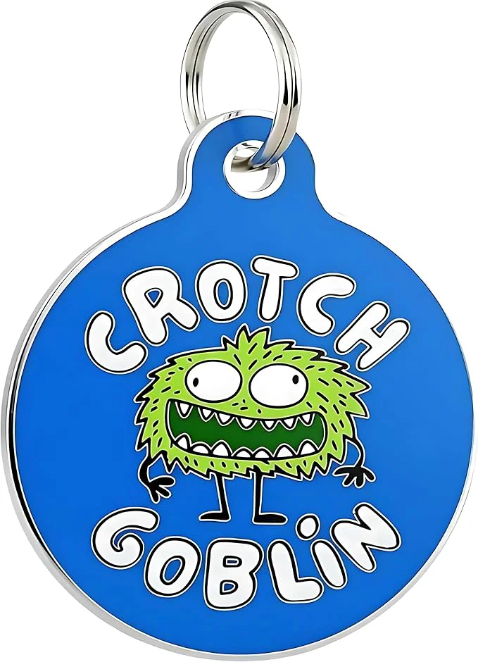 Powerful Bad Tags Personalized Dog and Cat ID Tags in 25 Designs and 2 Sizes Sophisticated