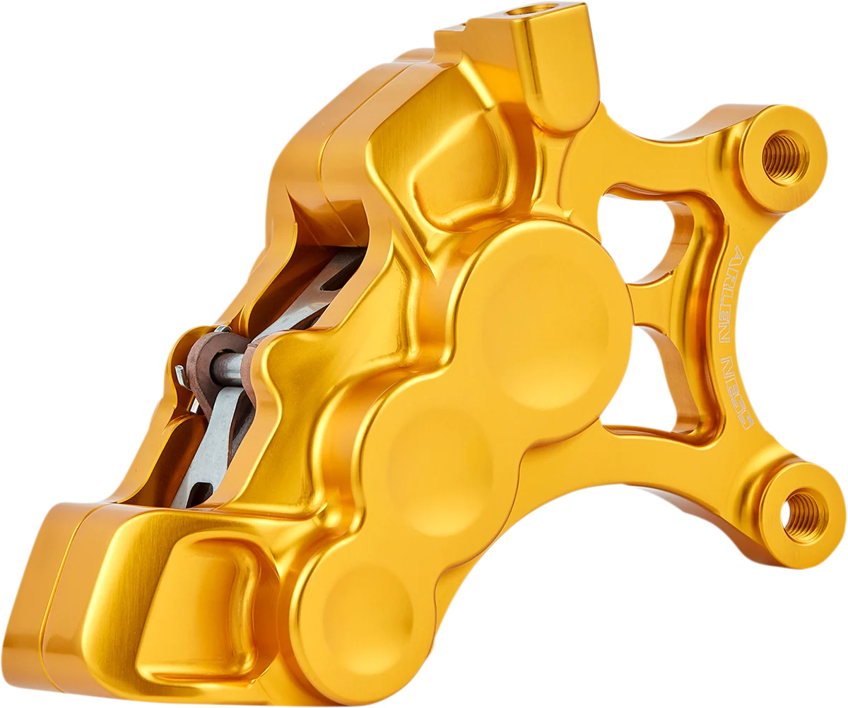 Certified ARLEN NESS 6-Piston Caliper – 14 – Gold 02-204 Reliable