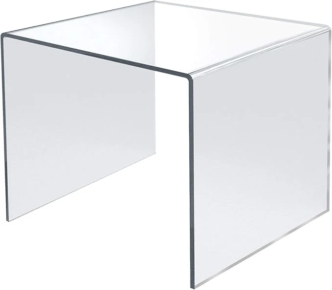 Crafted Azar Displays 515310 11.5 Square Acrylic Riser 4 Pack About ThisOverview Recyclable