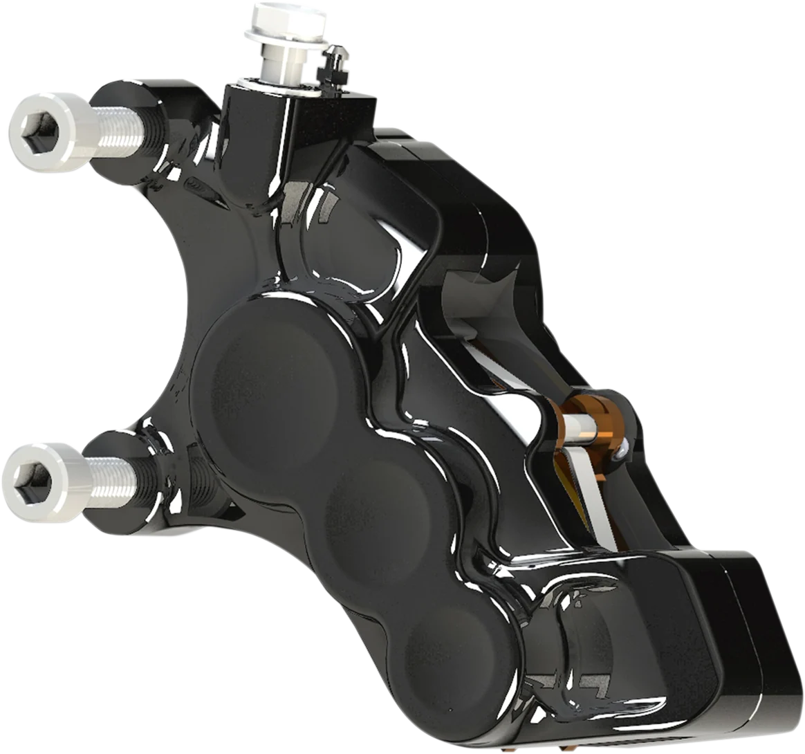 Trusted ARLEN NESS 6-Piston Caliper – Front Left – Black – 11.8 02-215 Premium Material
