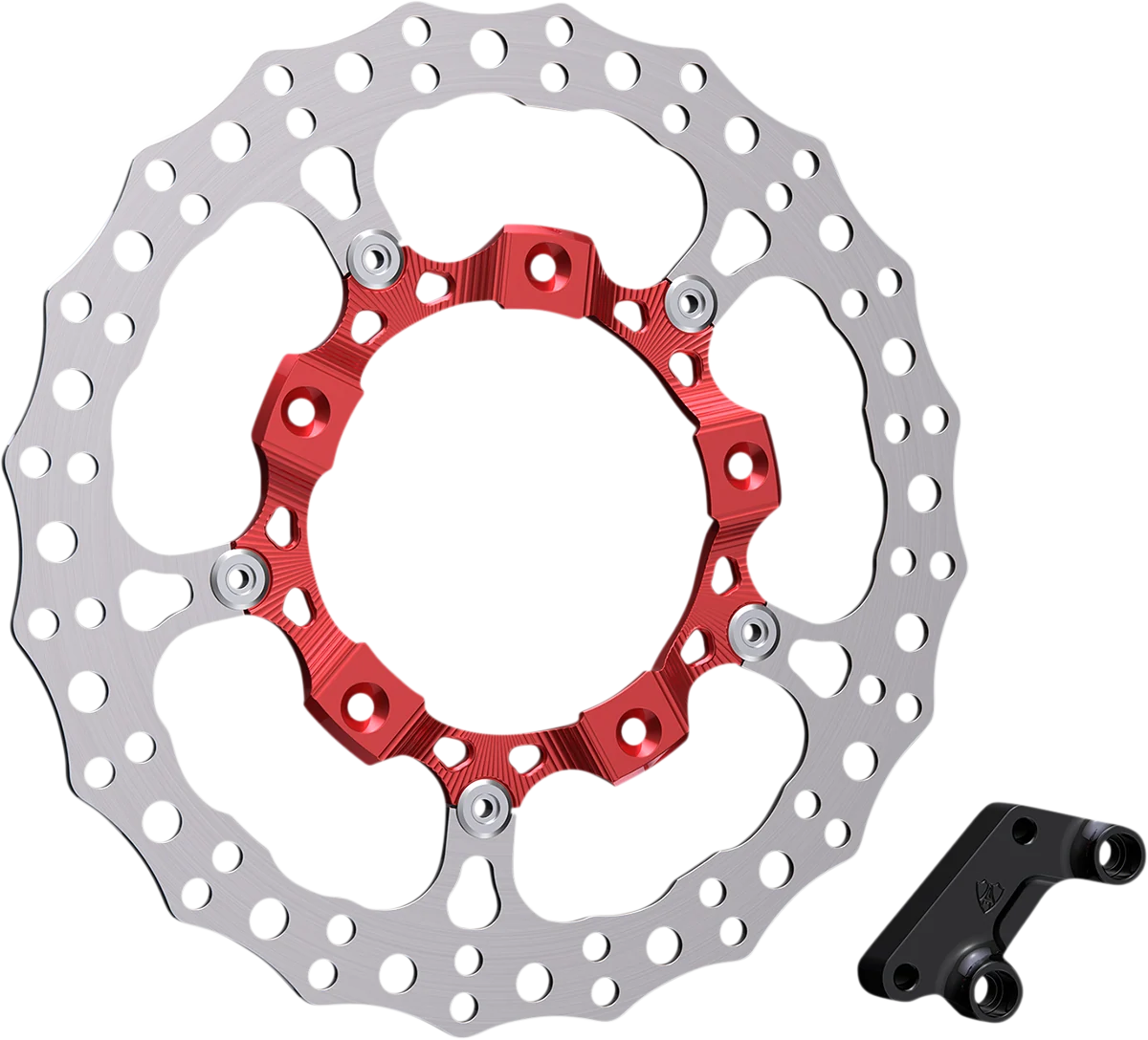 Durable ARLEN NESS Rotor 14 – Front Right – Red 300-007 Modern