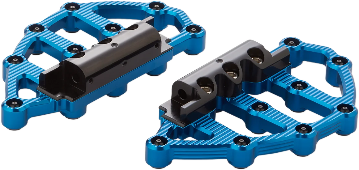 Solid ARLEN NESS MX Passenger Floorboards – Blue 06-897 Premium Material