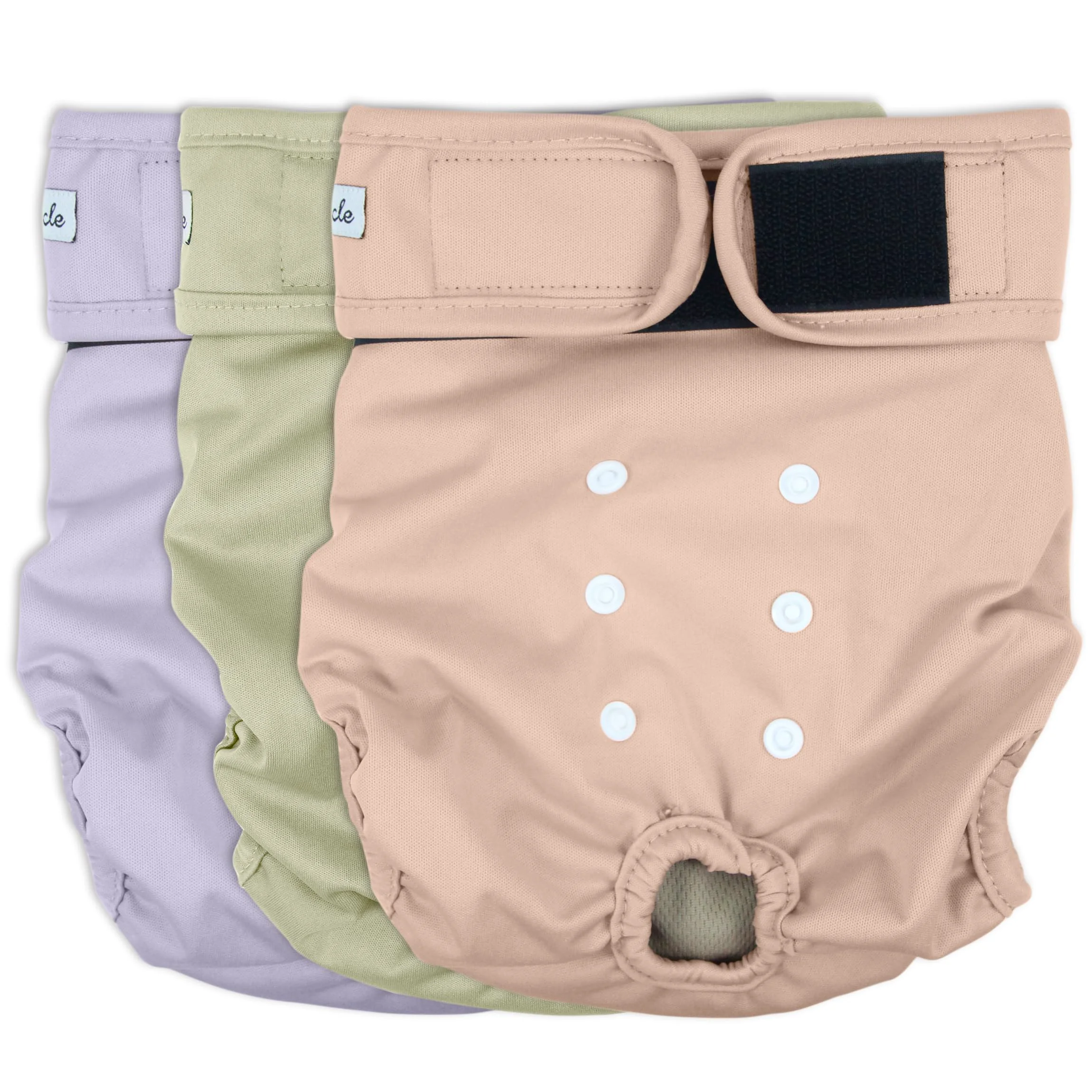 Advanced Grecle Washable Female Dog Diapers – Premium Reusable Diapers for Dogs in Heat Pink XL Optimized