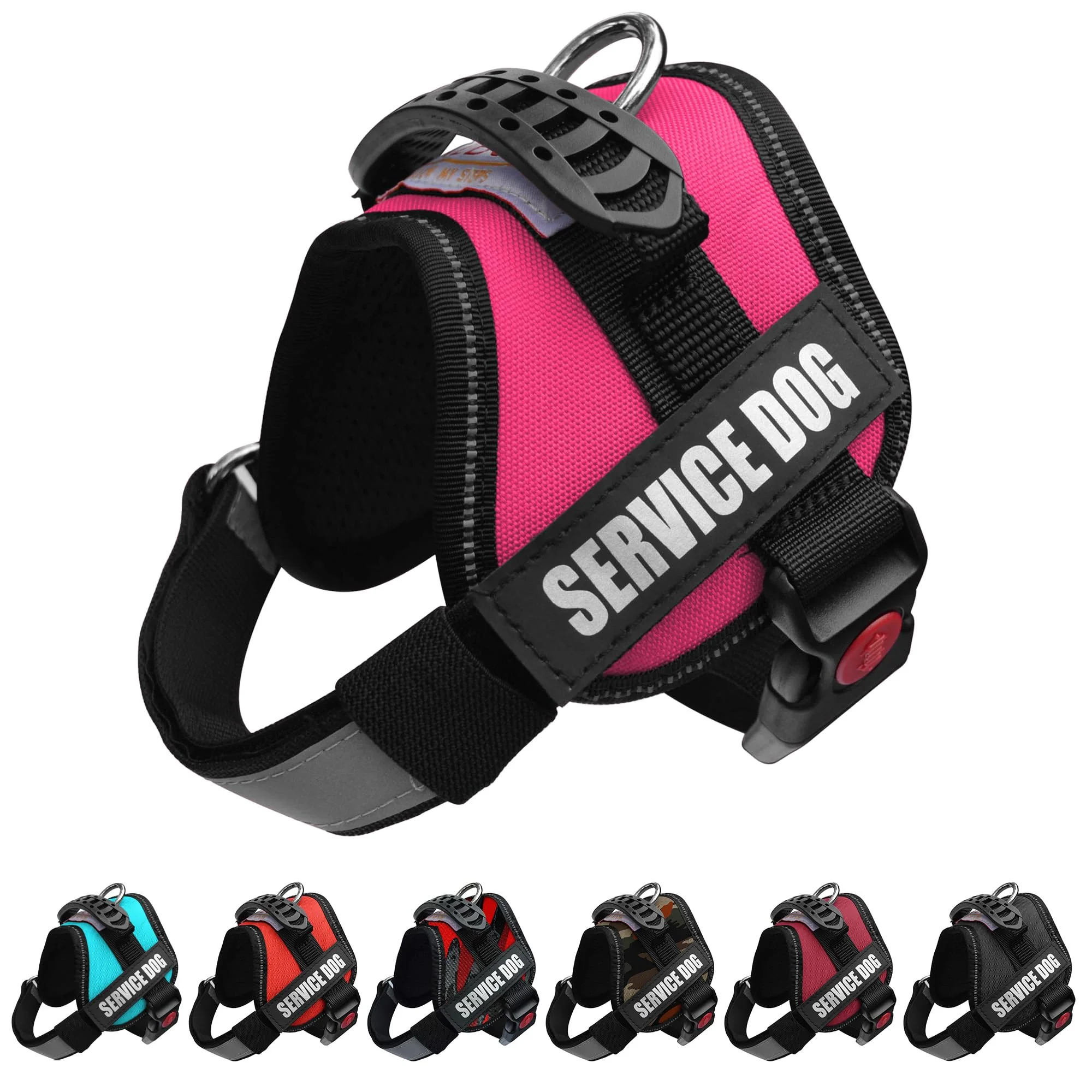 High-End ALBCORP Service Dog Vest Harness — Reflective No-Pull Comfortable Mesh Padding XXS–XL Refined