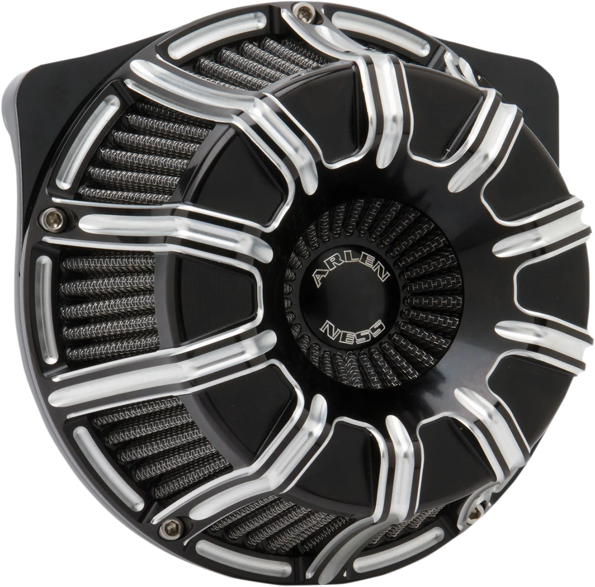 Solid ARLEN NESS Inverted Series Air Cleaner Kit – Black 18-945 Fine Crafted